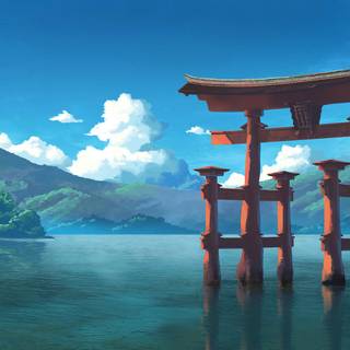 Japan gate wallpaper