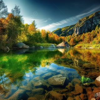 Lake desktop wallpaper