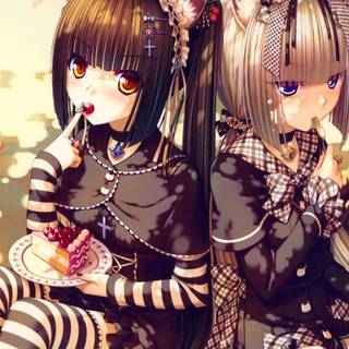 Kawaii 2000s anime wallpaper