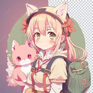 Kawaii 2000s anime wallpaper