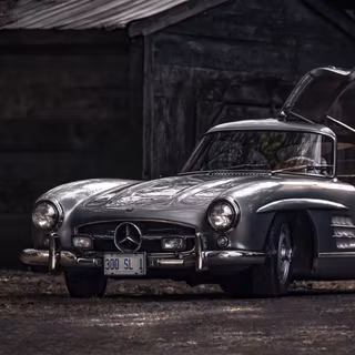 Old car 4k wallpaper