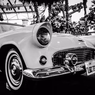 Old car 4k wallpaper