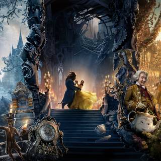 Beauty and The Beast 4k wallpaper