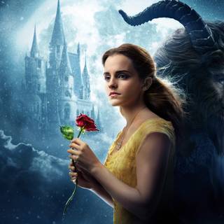 Beauty and The Beast 4k wallpaper