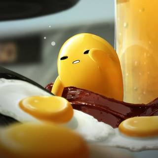 Gudetama 4k wallpaper
