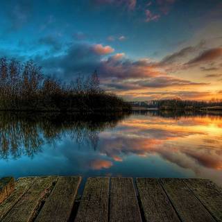 Summer nature sunset wallpaper