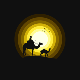 Black yellow 4k wallpaper