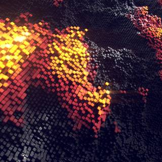 Black yellow 4k wallpaper