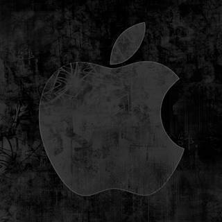 Carbon fiber Apple logo wallpaper