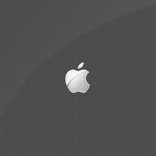 Carbon fiber Apple logo wallpaper