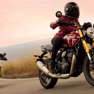 Triumph Scrambler 400 wallpaper