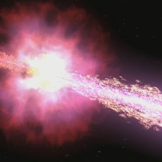 Gamma ray burst wallpaper