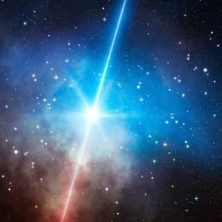 Gamma ray burst wallpaper