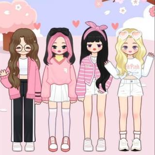 Cartoon doll wallpaper