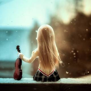 Girls back side wallpaper