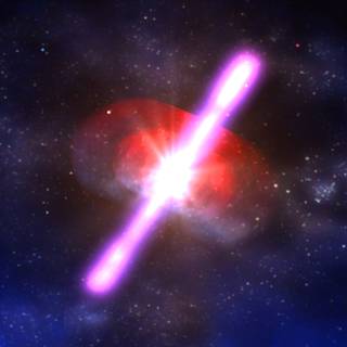 Gamma ray burst wallpaper