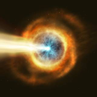 Gamma ray burst wallpaper