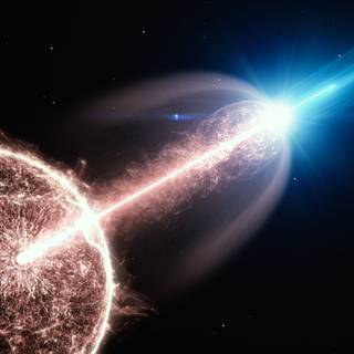 Gamma ray burst wallpaper