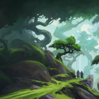 Jungle house wallpaper