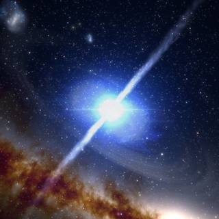 Gamma ray burst wallpaper