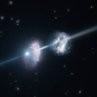 Gamma ray burst wallpaper