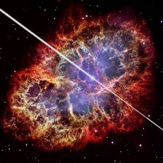 Gamma ray burst wallpaper