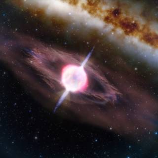 Gamma ray burst wallpaper
