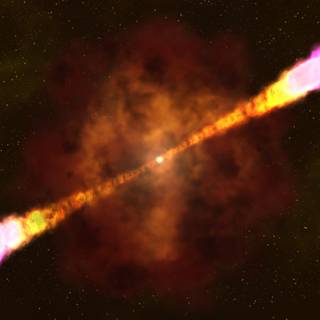 Gamma ray burst wallpaper