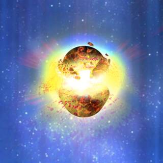 Gamma ray burst wallpaper