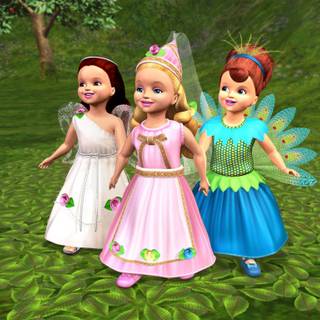 Cartoon doll wallpaper