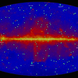 Gamma ray burst wallpaper