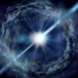 Gamma ray burst wallpaper
