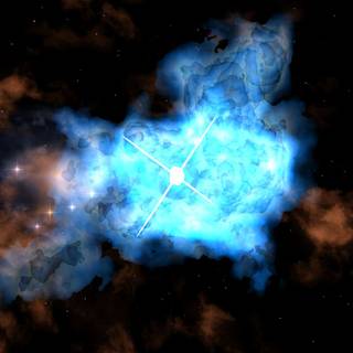 Gamma ray burst wallpaper
