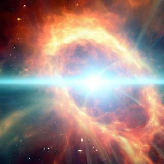 Gamma ray burst wallpaper
