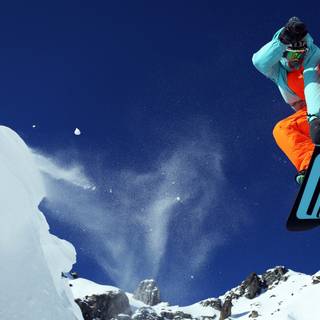 Snowboarding 4k wallpaper