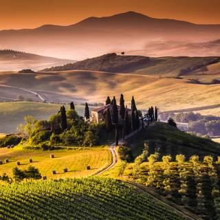 Tuscany 4k wallpaper