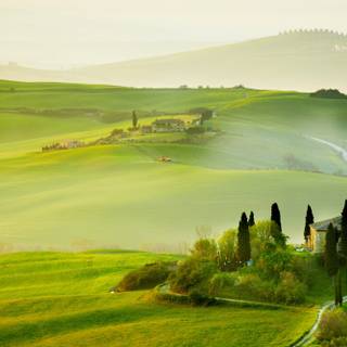 Tuscany 4k wallpaper