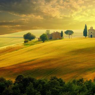 Tuscany 4k wallpaper