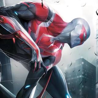 Spider-Man 2099 4k wallpaper