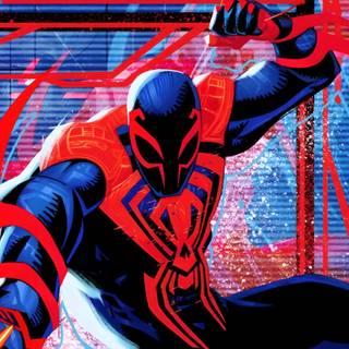 Spider-Man 2099 4k wallpaper