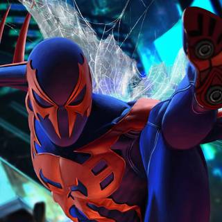 Spider-Man 2099 4k wallpaper