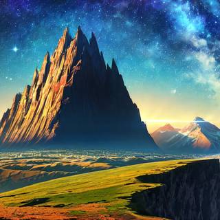 Landscape art 4k wallpaper