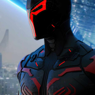 Spider-Man 2099 iPhone wallpaper