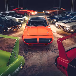 Muscle cars desktop wallpaper