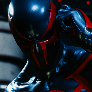Spider-Man 2099 4k wallpaper