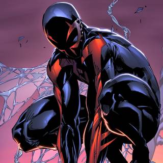 Spider-Man 2099 4k wallpaper