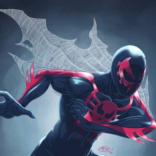Spider-Man 2099 4k wallpaper
