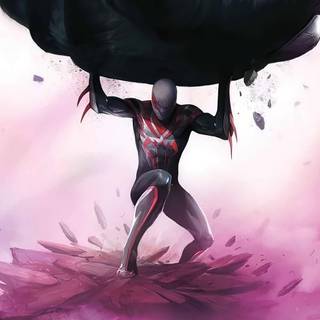 Spider-Man 2099 4k wallpaper