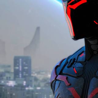Spider-Man 2099 iPhone wallpaper