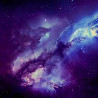 4k purple space wallpaper